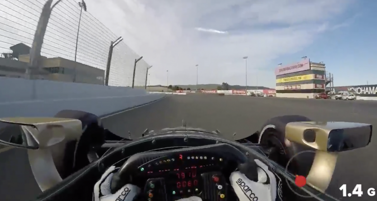 IndyCar testē viziera kameru IndyCar testē viziera kameru