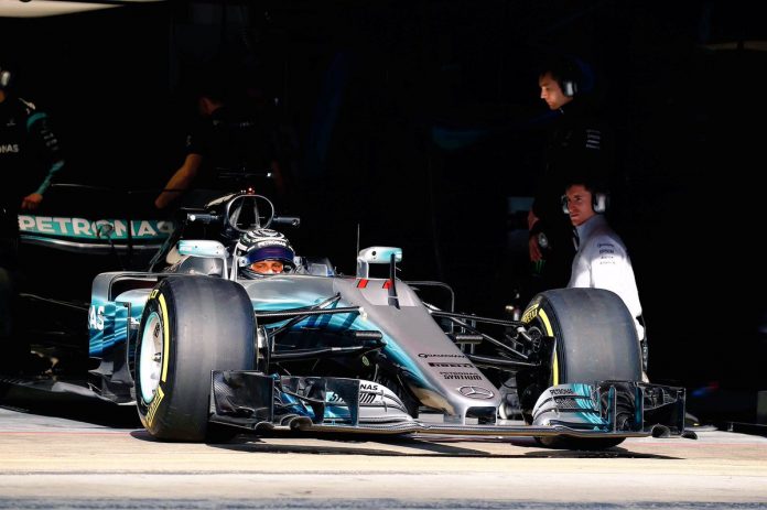 Botass, Mercedes, Barselonas testi