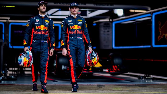 Makss Verstapens, Daniels Rikardo, Red Bull