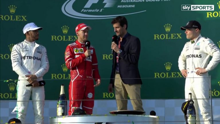 Austrālijas GP goda pjedestāla intervijas