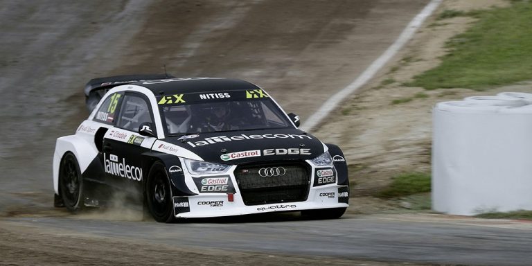 Lietus iejaucas Barselonas RX 1. dienā, Nitišs desmitais, Baumanis 8. vietā