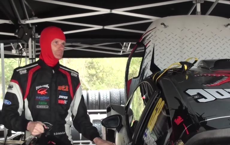 Markuss Gronholms testē Ford Fiesta RX