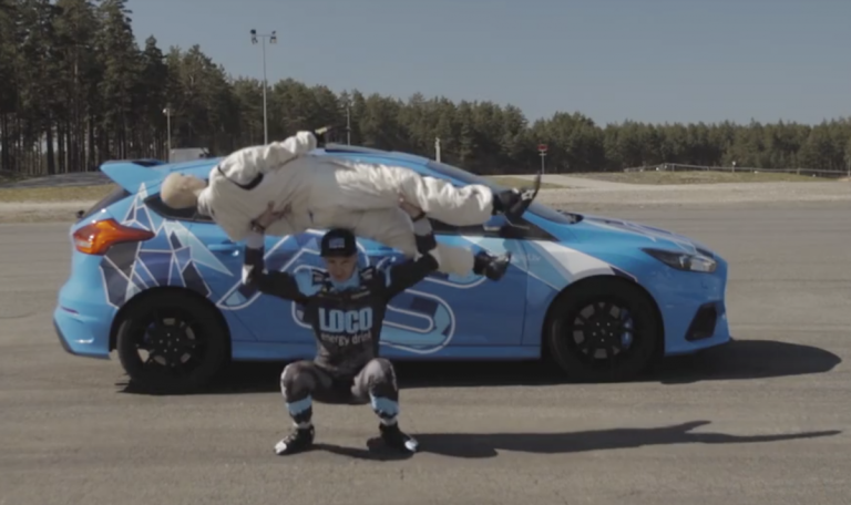 Jānis Baumanis ļoti (ne)nopietni gatavojas Beļģijas RX posmam