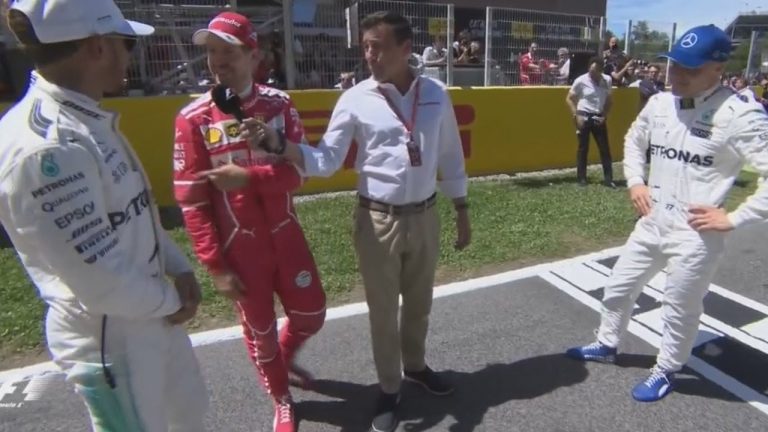 Top 3 + Alonso = F1 šovs pēc kvalifikācijas