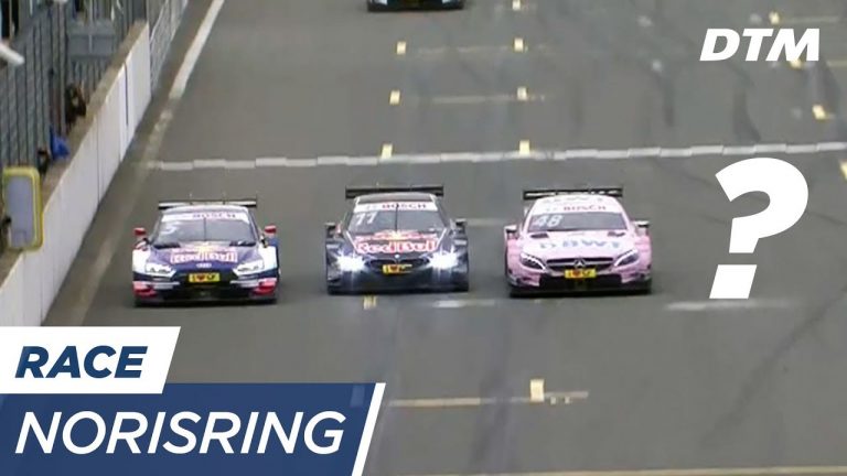 3 braucēju fotofinišs DTM sacensībās Norisingā