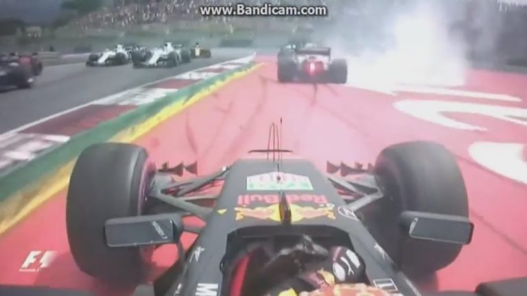 Kvjats Austrijas GP startā izsit Alonso un Verstapenu