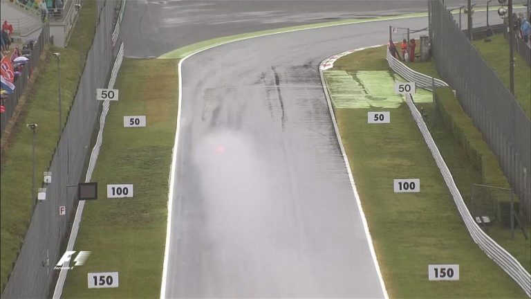 Moncā pamatīgi līst, pēdējā treniņā tikai 7 piloti uzrāda lidojošo apli