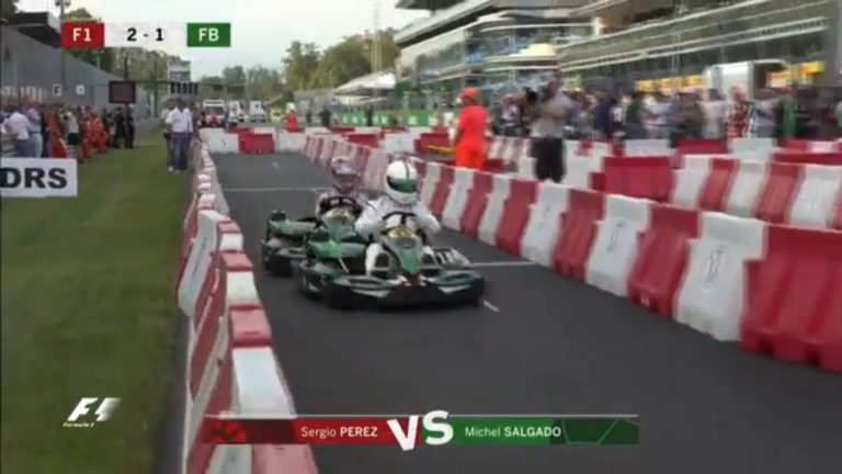 F1 un futbola zvaigznes Moncā sacenšas kartingā