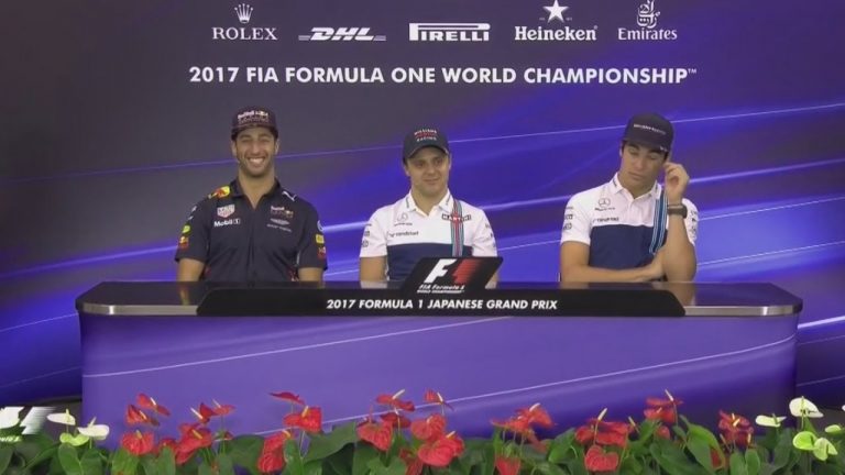 Japānas GP preses konference – Rikjardo, Masa, Strols Japānas GP preses konference – Rikjardo, Masa, Strols