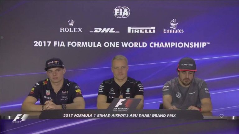 Abū Dabī GP preses konference – Verstapens, Botass, Alonso