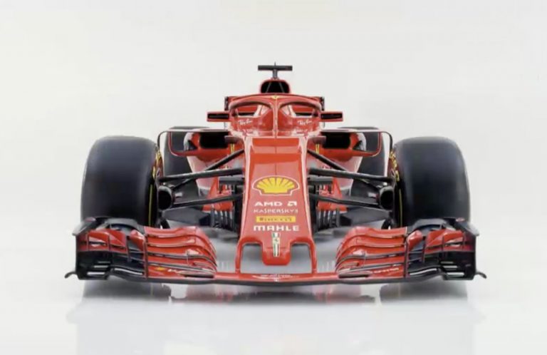 ‘Ferrari’ prezentē sarkano SF71-H modeli