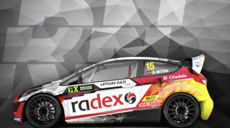 Reinis Nitišs atrāda savu 2018.gada Supercar mašīnas krāsojumu