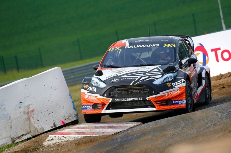 Baumanis un rallijkrosa pasaule pirmoreiz uz F1 dzimteni