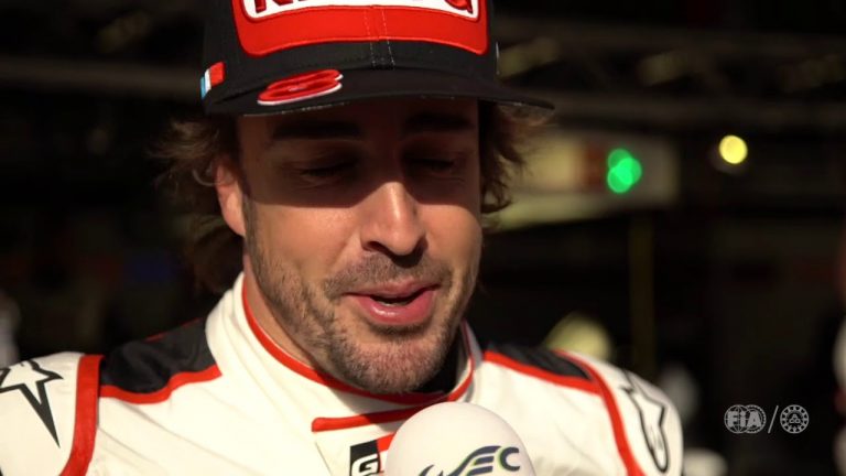 Alonso priecīgs par savu pirmo dienu WEC čempionātā