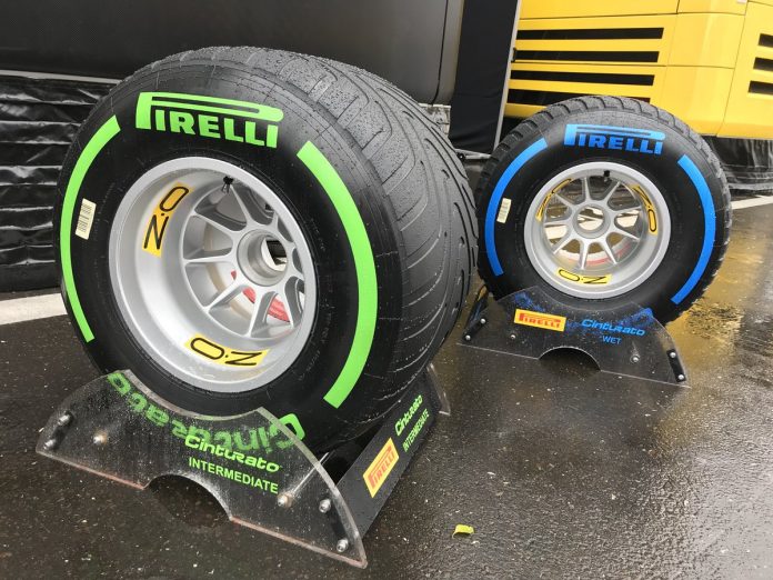 Pirelli slapjā laika riepas