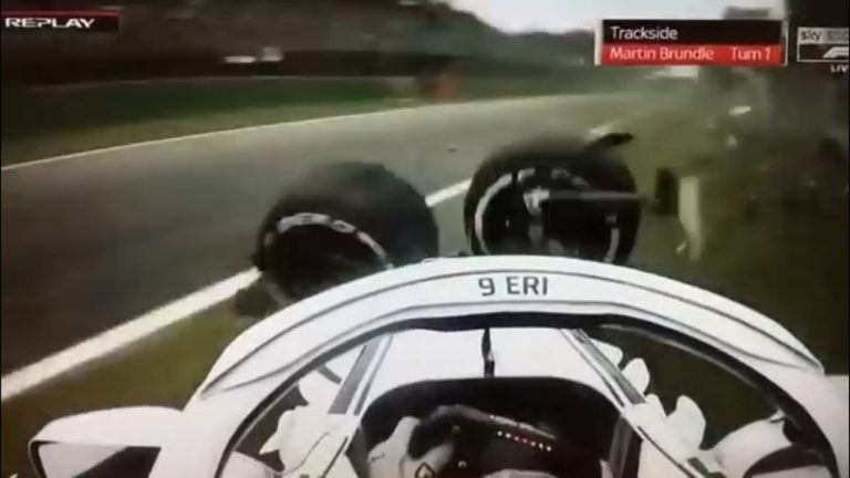 Ēriksona dramatiskā avārija treniņos