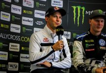 Matiass Ekstroms preses konferencē, Foto: Edgars Beļakovs/F1LV