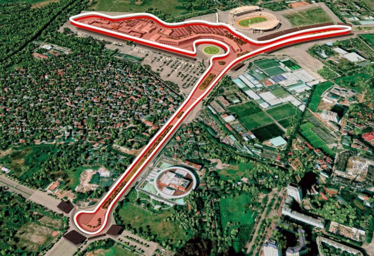 Atklāta Vjetnamas Grand Prix trases konfigurācija