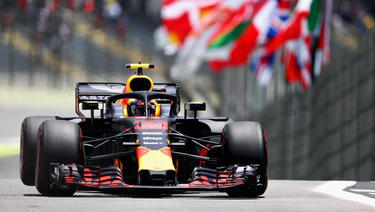 Pēc 1.treniņa Interlagosā Verstapenu, Fetelu, Hamiltonu šķir mazāk kā 0,1s