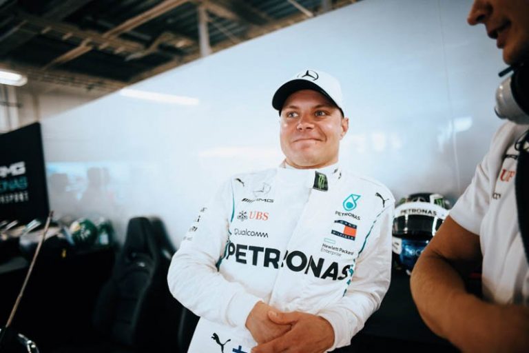 Valteri Botass par 0,003s otrajā treniņā parspēj Luisu Hamiltonu