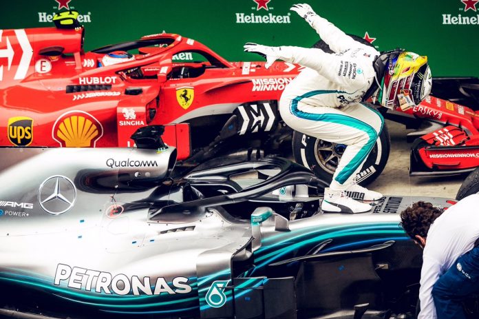 Hamiltons pēc uzvaras Brazīlijā