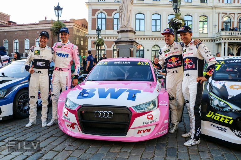 "EKS" braucēji pirms Latvijas RX, Foto: Edgars Beļakovs/F1.LV