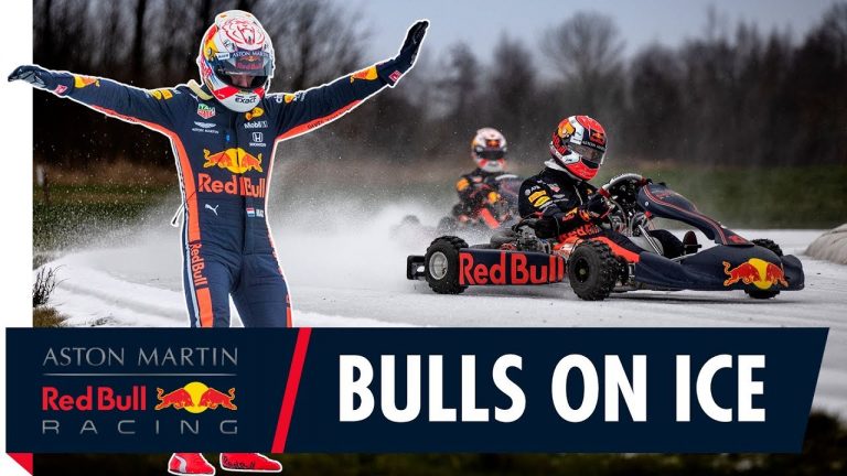 Kartings uz ledus Verstapena un Gazlī izpildījumā