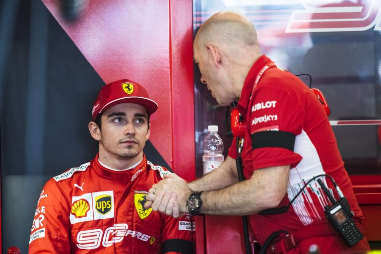 ‘Ferrari’ boss apmierināts ar Leklerka paveikto
