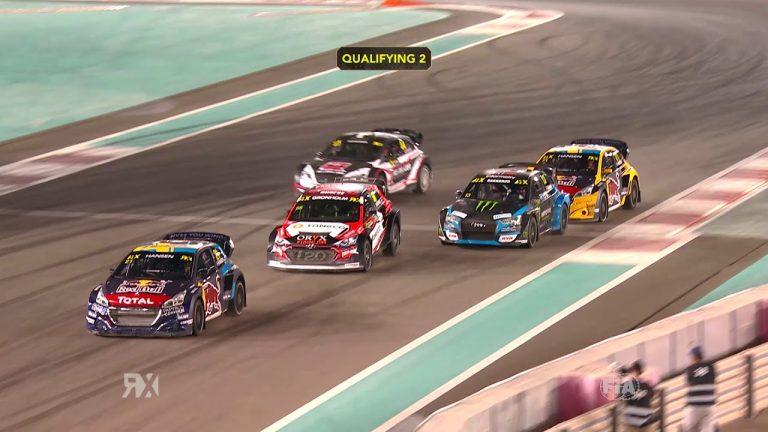 WorldRX Abu Dabī posma 1.dienas apskats