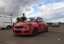 Vītols ar savu Suzuki Swift auto
