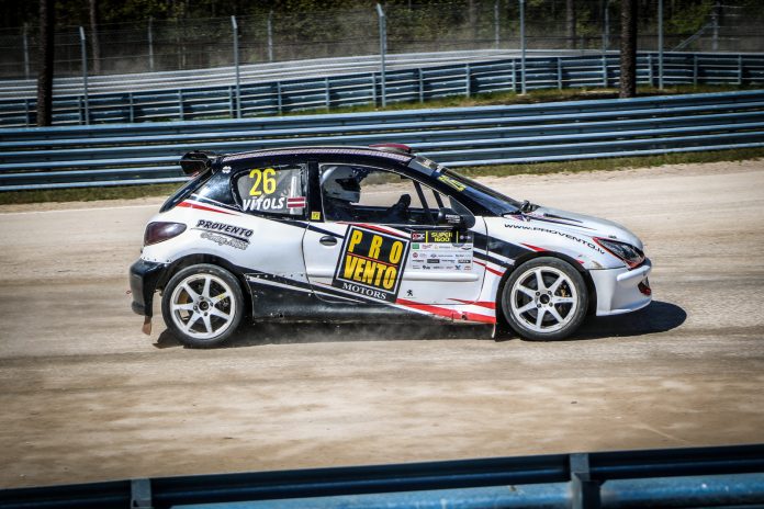 Rallijkrosa testi Biķernieku trasē, Foto: Edgars Beļakovs