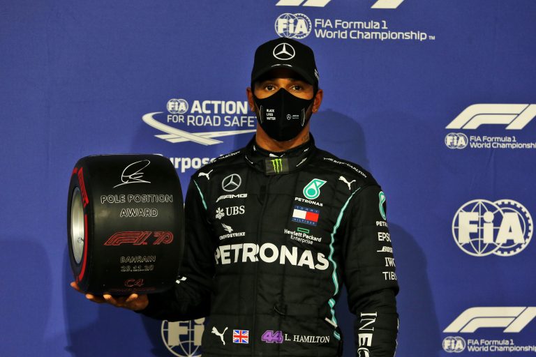 Hamiltons ātrakais Bahreinas Grand Prix kvalifikācijā