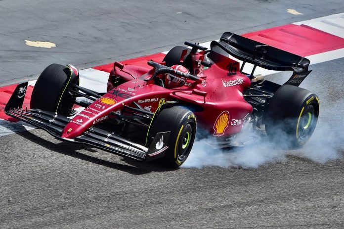 Ferrari F1 testos, gatavojoties Bahreinas Grand Prix