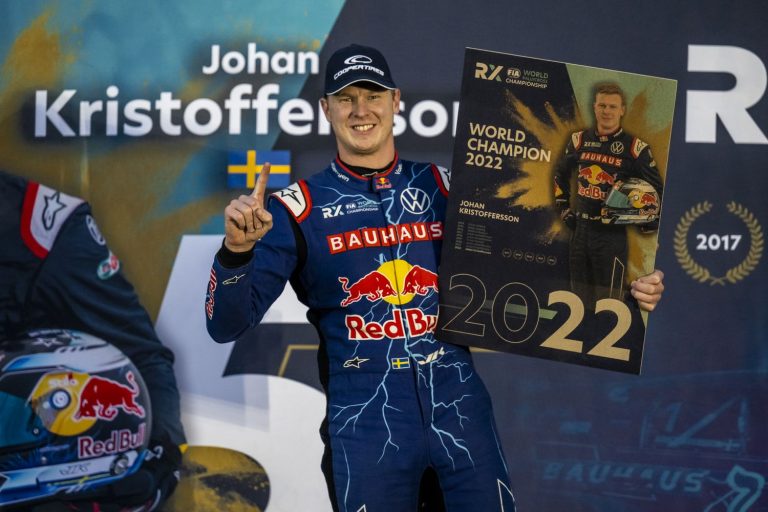 Dominējošais Kristofersons kļūst par pieckārtēju pasaules čempionu rallijkrosā