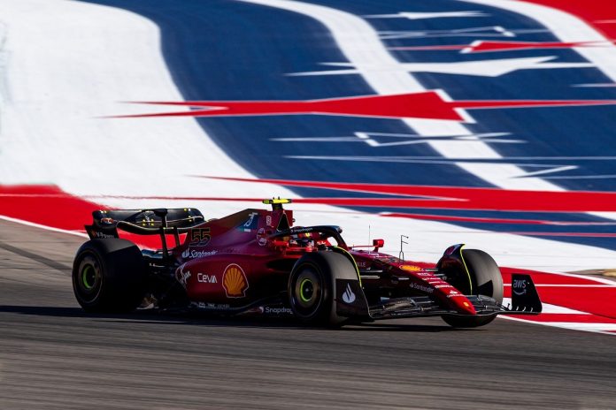 220023-scuderia-ferrari-usa-gp-friday_Sainz Saincs Ferrari