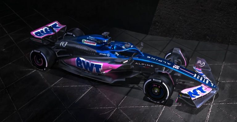 Alpine komanda prezentē savu 2023.gada F1 modeli A523 [FOTO]