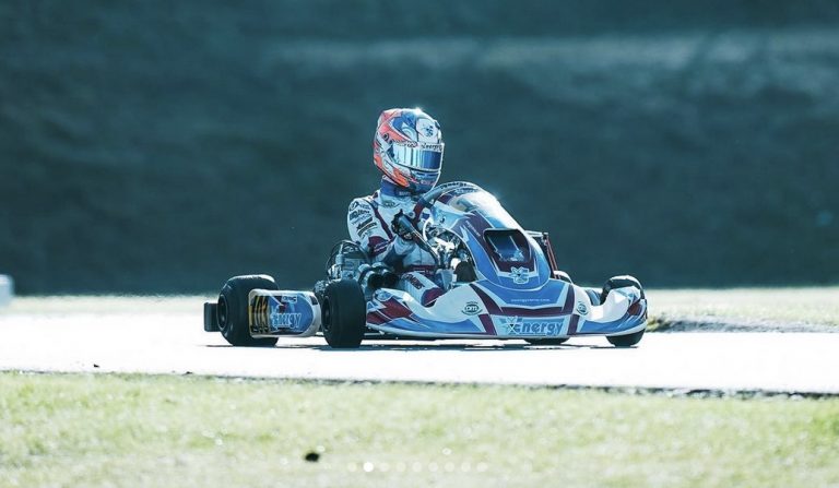 Tomass Štolcermanis turpina dalību Pasaules čempionātā kartingā