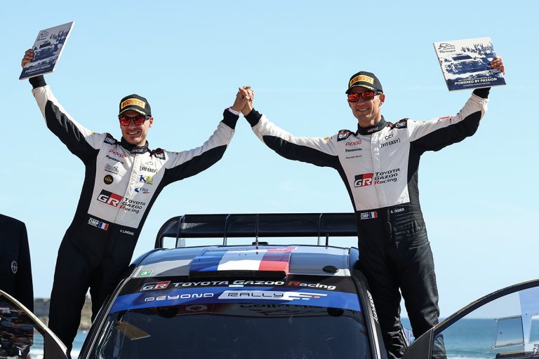 Ožjē Portugāles rallijā gūst 60. uzvaru WRC karjerā