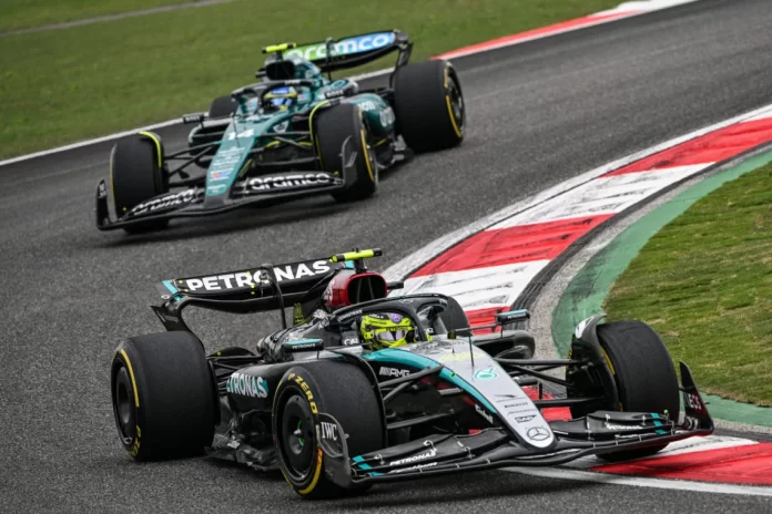 Mercedes Aston Martin F1