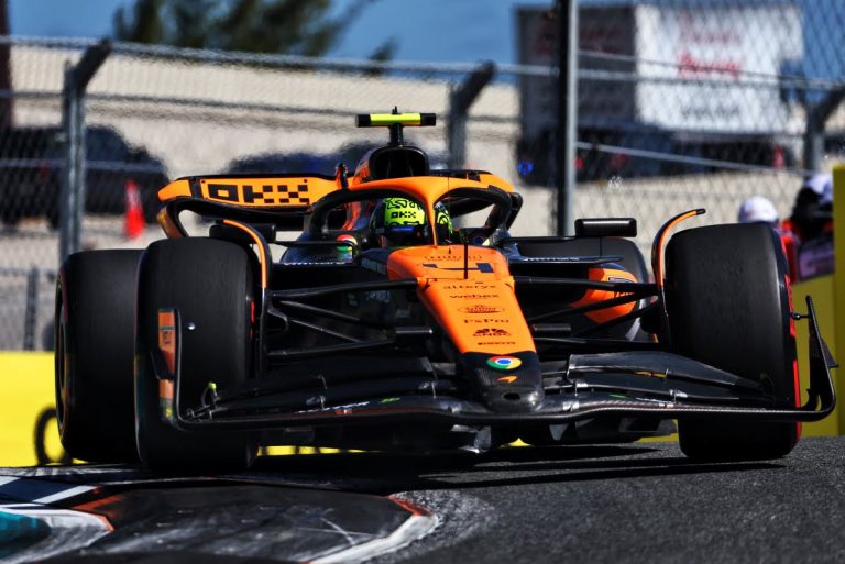 ‘McLaren’ pilots Noriss izcīna pirmo uzvaru F1 karjerā