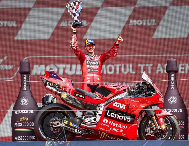 Bagnaija dominē ‘MotoGP’ posmā Nīderlandē