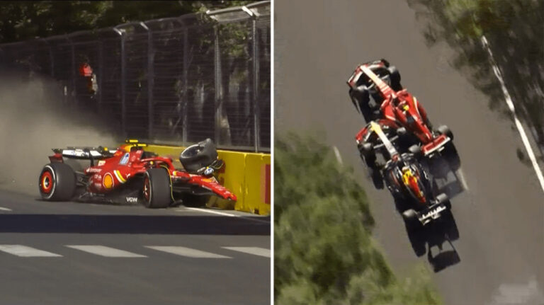 Tiesneši pēc Sainca un Peresa sadursmes sodus nepiemēro, Verstapenam brīdinājums