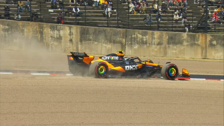 Noriss ātrākais pirmajā treniņā, Cunoda vien nedaudz lēnāks par Verstapenu