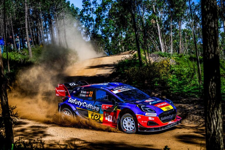 Seska ekipāžai Portugāles WRC posms izaicinājumiem bagāts, uzvaru izcīna Ožjē