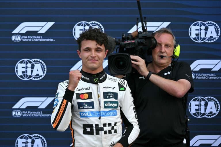 Noriss gandarīts, Leklērs sarūgtināts, Hamiltonam starta vietu sods