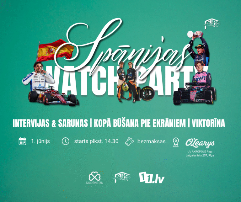 Skatāmies Spānijas GP kopā!
