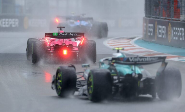 Pēc sodu piemērošanas būtiskas izmaiņas Maiami GP sprinta rezultātos