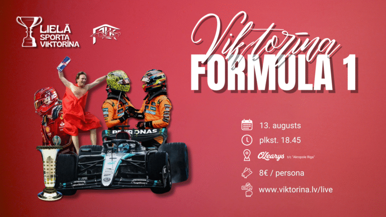 Lieliska kompānija un erudīcijas pārbaude F1 viktorīnā