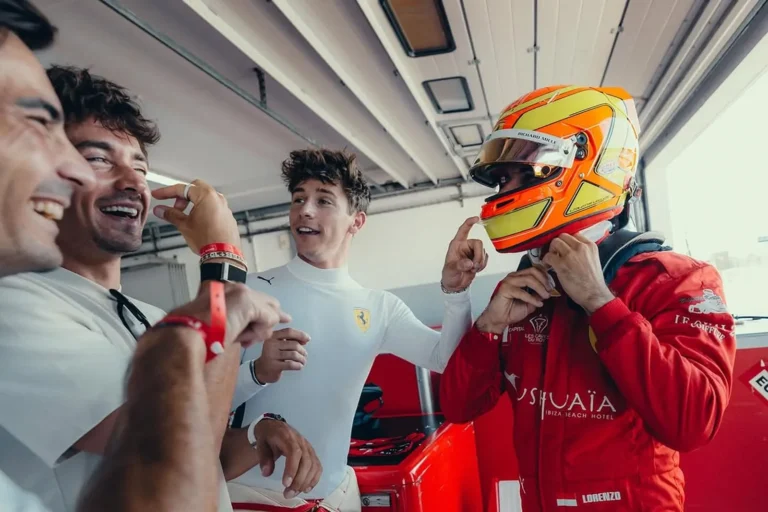 Šarls Leklērs vecākajam brālim izkārto F1 testus