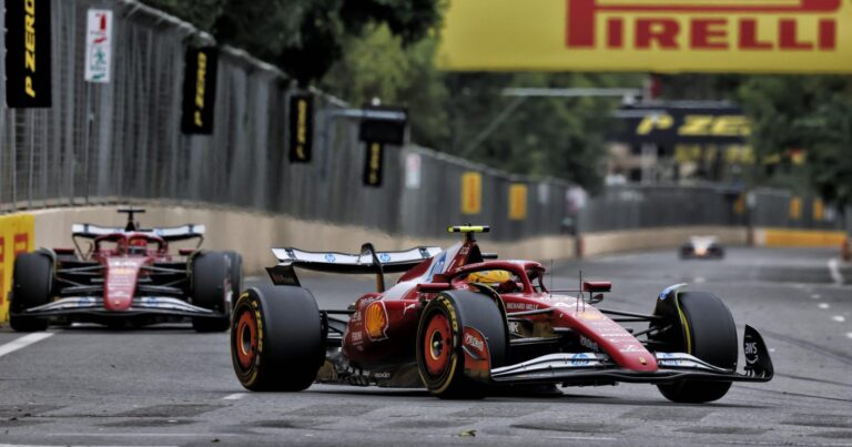 Hamiltons atvainojas Leklēram par neatdoto pozīciju Azerbaidžānas GP
